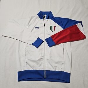 Italian National Soccer Team Umbro Warm Up Jacket Medium Italy Italia